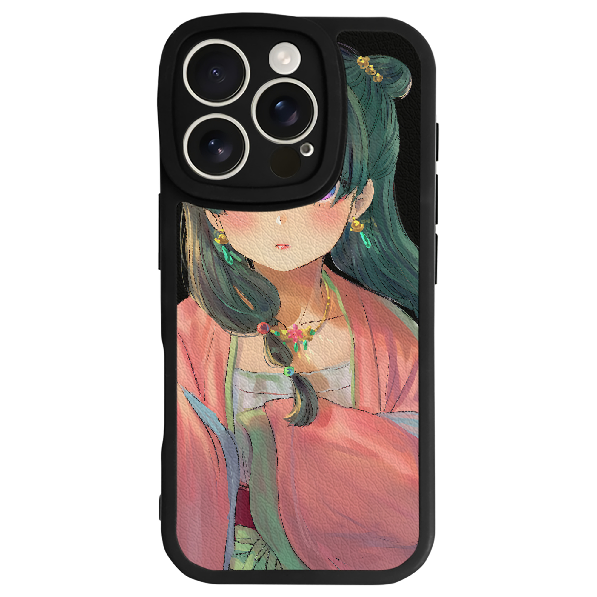 （画像用） 薬屋のひとりごと The Apothecary Diaries 【iPhone 16シリーズ対応】シリコンスマホケース（レザー調） 材質：シリコン
